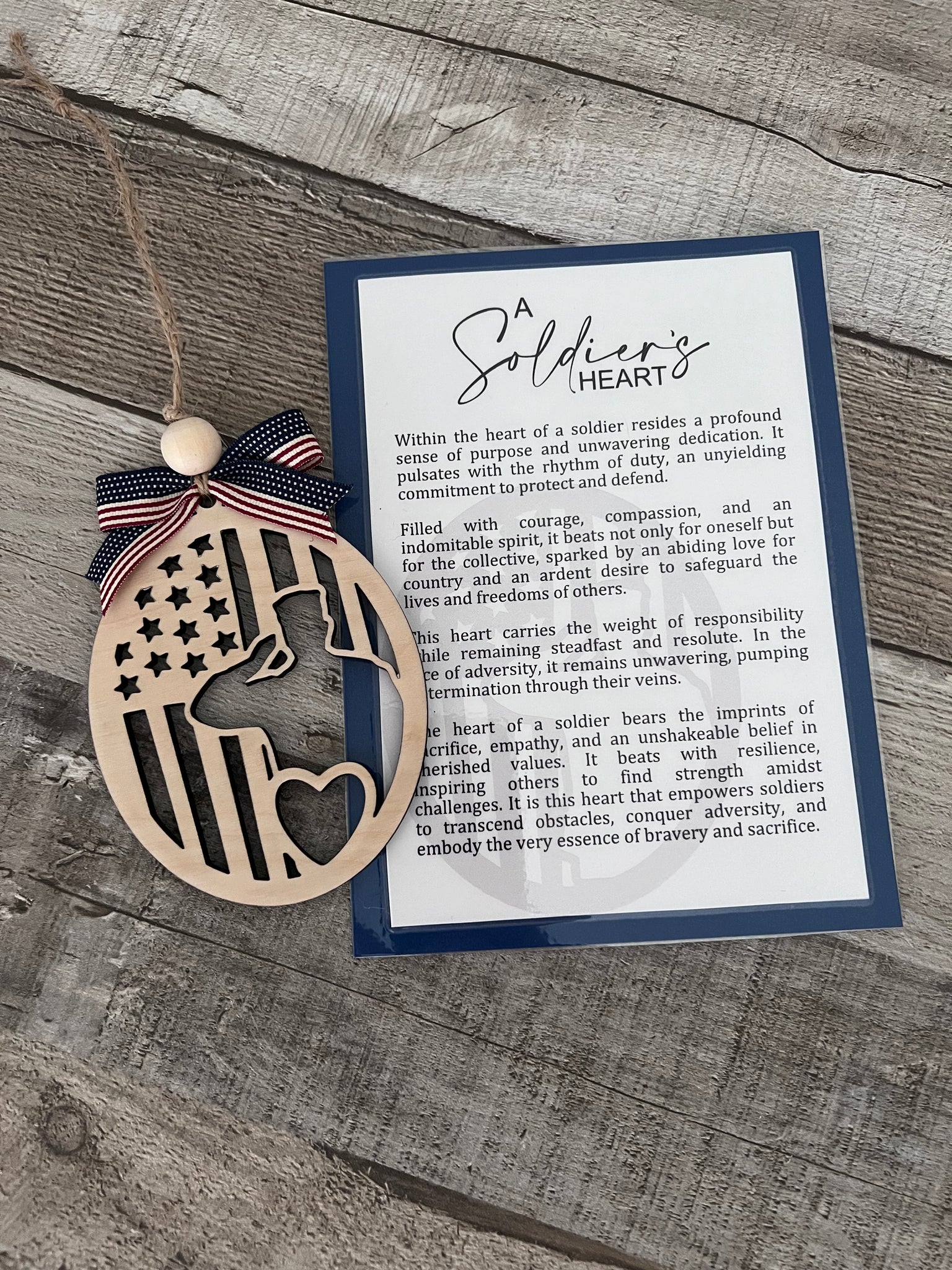 Soldier’s Heart Story Ornament