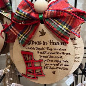 Christmas in Heaven Ornament