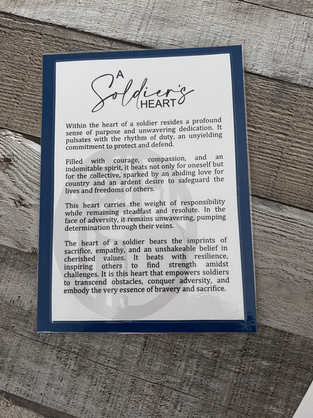 Soldier’s Heart Story Ornament