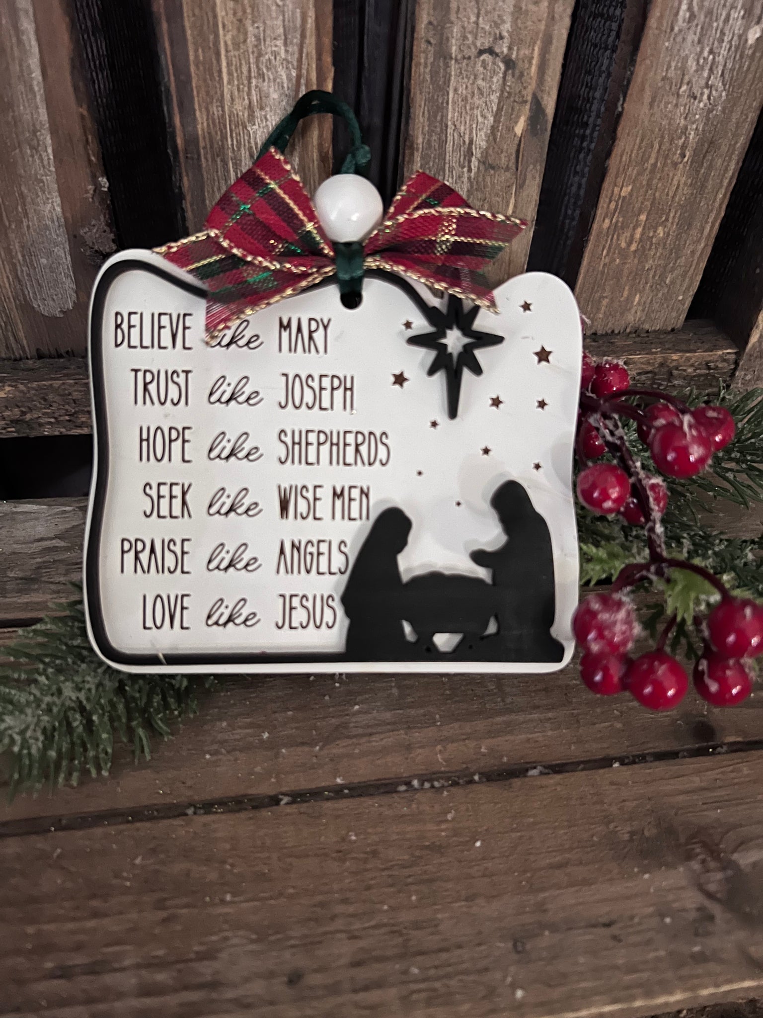 Love Like Jesus Ornament