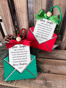 Dear Santa Memorial Ornament