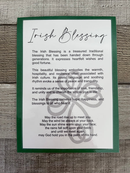 Irish Blessing Story Ornament