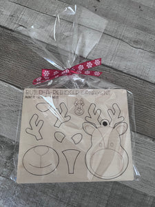 Build a Reindeer Ornament Activity Kit