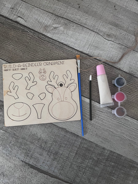 Build a Reindeer Ornament Activity Kit