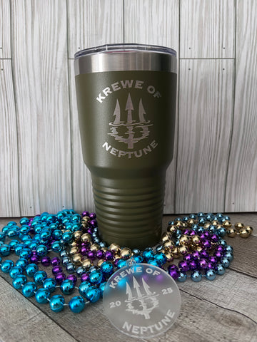 Krewe of Neptune 30 oz tumbler