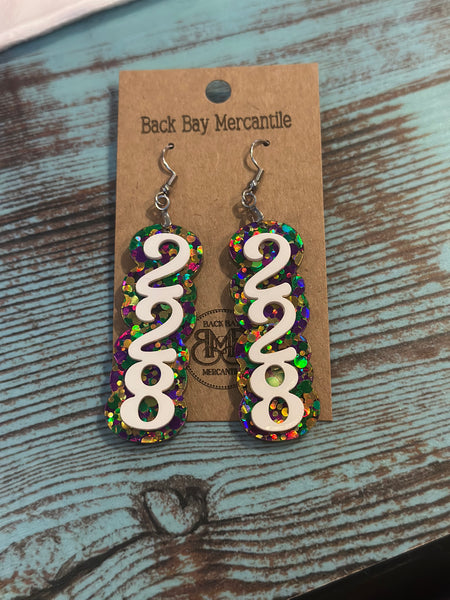228 Mardi Gras Earrings