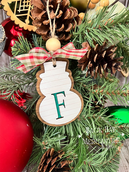 Snowman Farmhouse Ornament