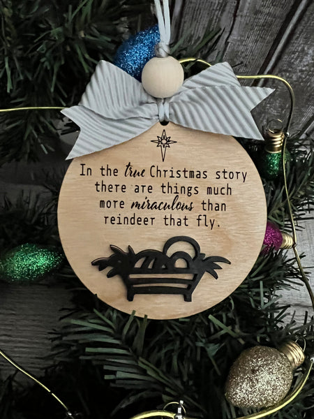 True Christmas Story Ornament