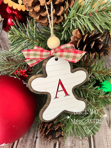 Gingerbread Men Farmhouse Ornament