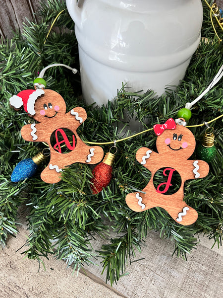 Gingerbread Boys and GIrls Ornaments