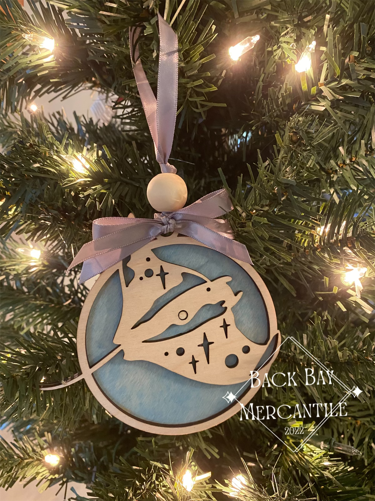 Coastal Manta Ray Ornament