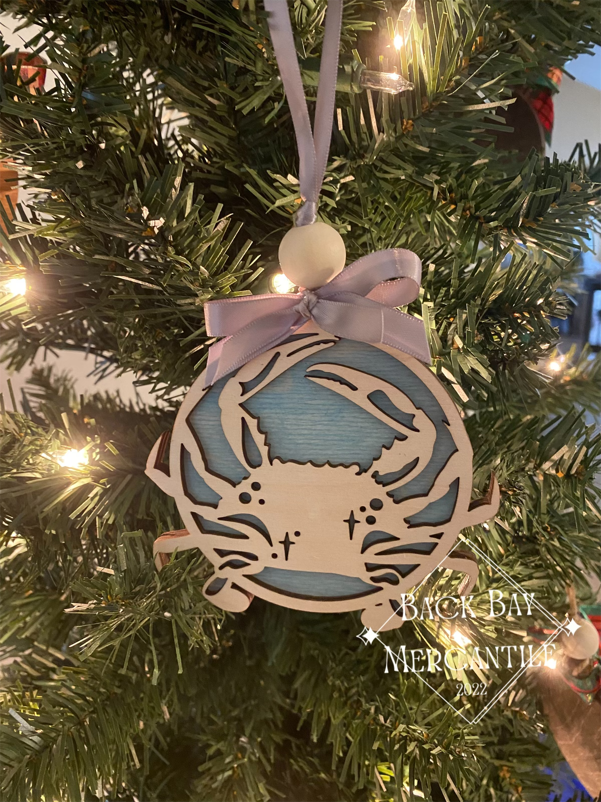 Coastal Crab Ornament