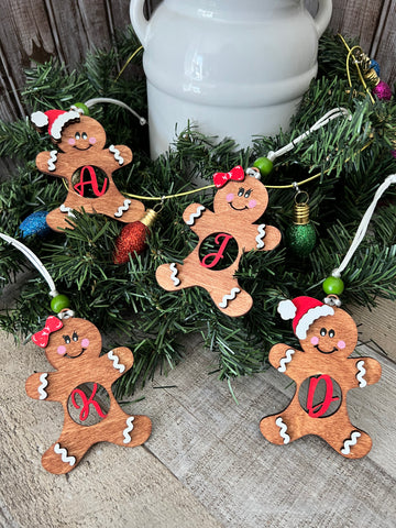 Gingerbread Boys and GIrls Ornaments