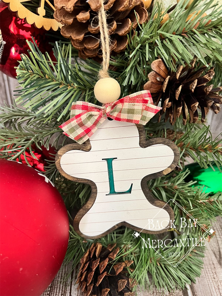 Gingerbread Men Farmhouse Ornament