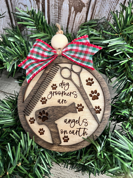 Dog Groomer Ornament