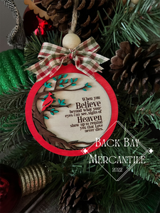 Believe in Heaven Ornament