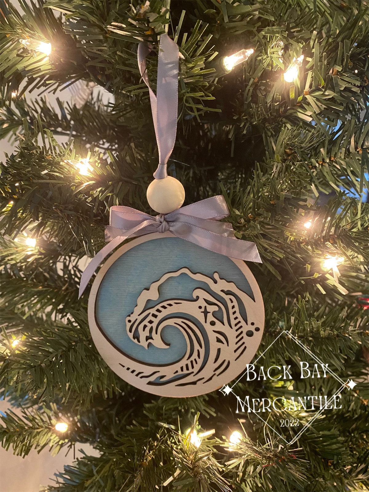 Coastal Wave Ornament