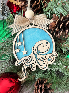 Coastal Octopus Ornament