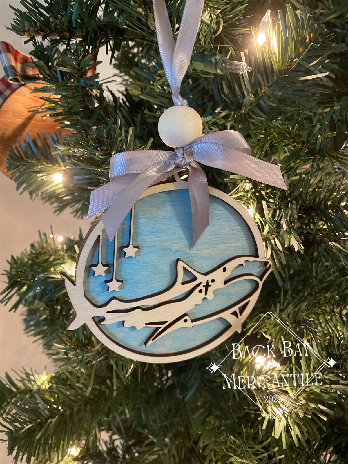 Coastal Shark Ornament