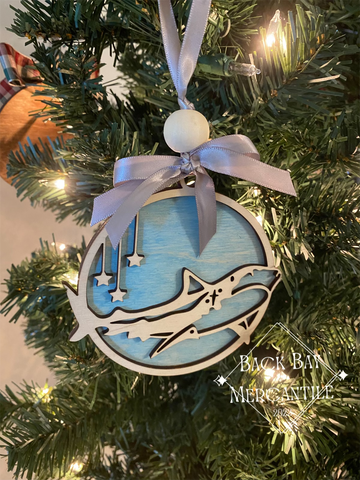 Coastal Shark Ornament