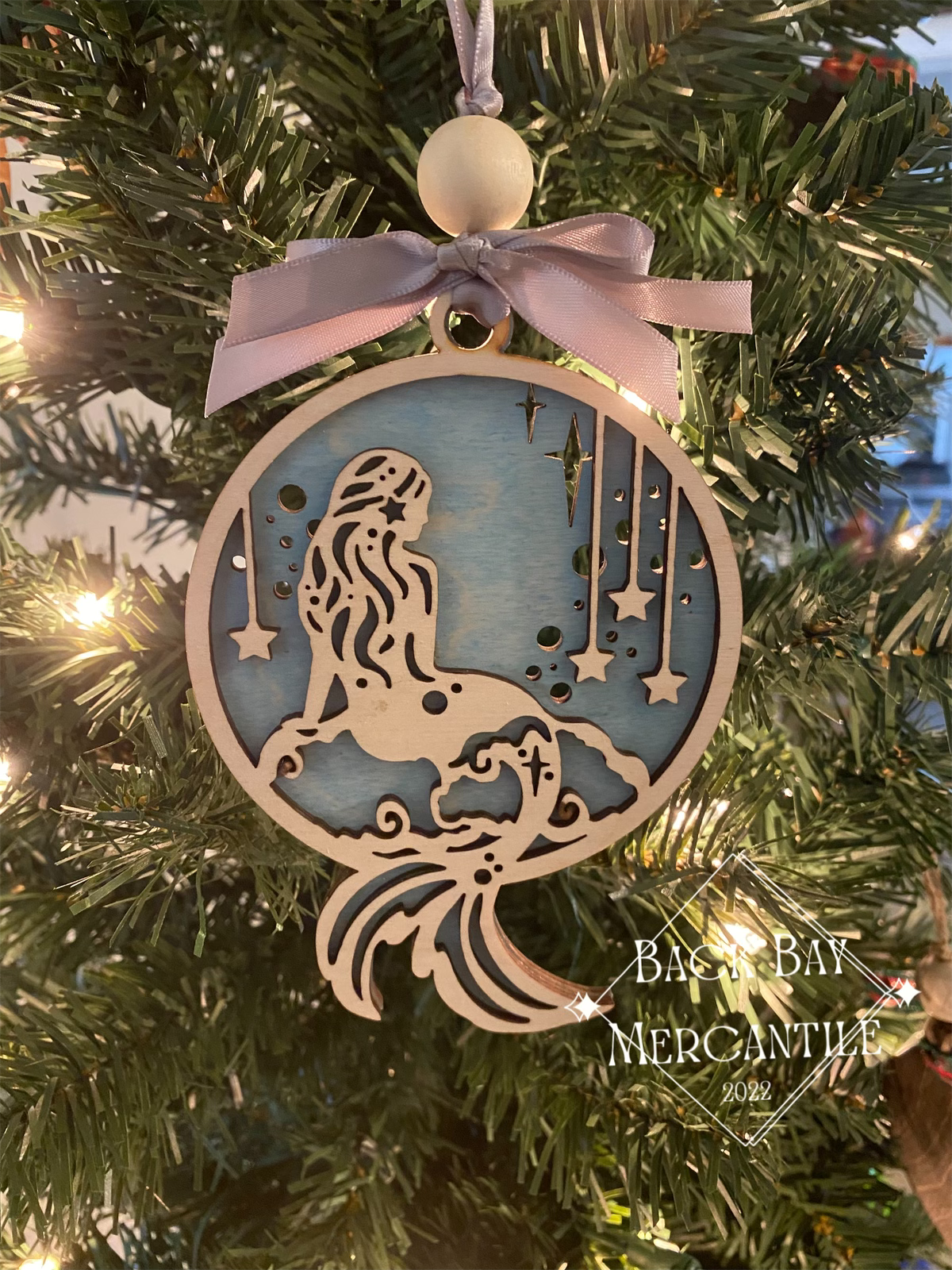 Coastal Mermaid Ornament