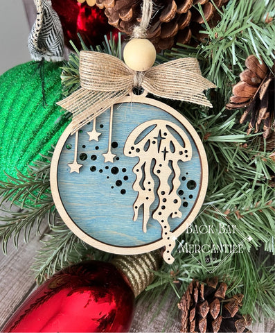 Coastal Jelly Fish Ornament